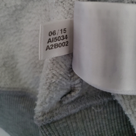 Adidas EUC 3 Stripe Soft Grey Hoodie - Picture 5 of 6